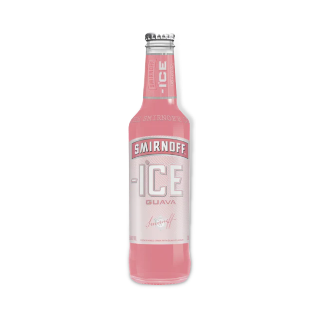 Australian Vodka - Smirnoff Ice Guava Vodka 300ml 4 Pack / Case of 24 (ABV 4.5%)