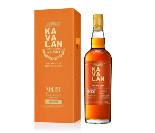 Taiwanese Whisky - Kavalan Solist Brandy Cask Single Malt Whisky 700ml (ABV 58.6%)