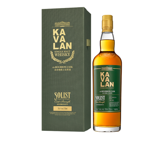 Taiwanese Whisky - Kavalan Solist Ex Bourbon Australian Exclusive Cask Strength Taiwanese Single Malt Whisky 700ml (ABV 54.8%)