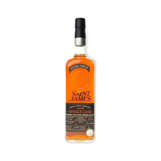Dark Rum - St James 1998 Single Cask Rum 700ml (ABV 42.8%)