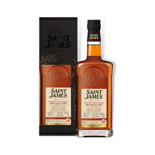 Dark Rum - St James 2003 Single Cask Rum 700ml (ABV 56.4%)