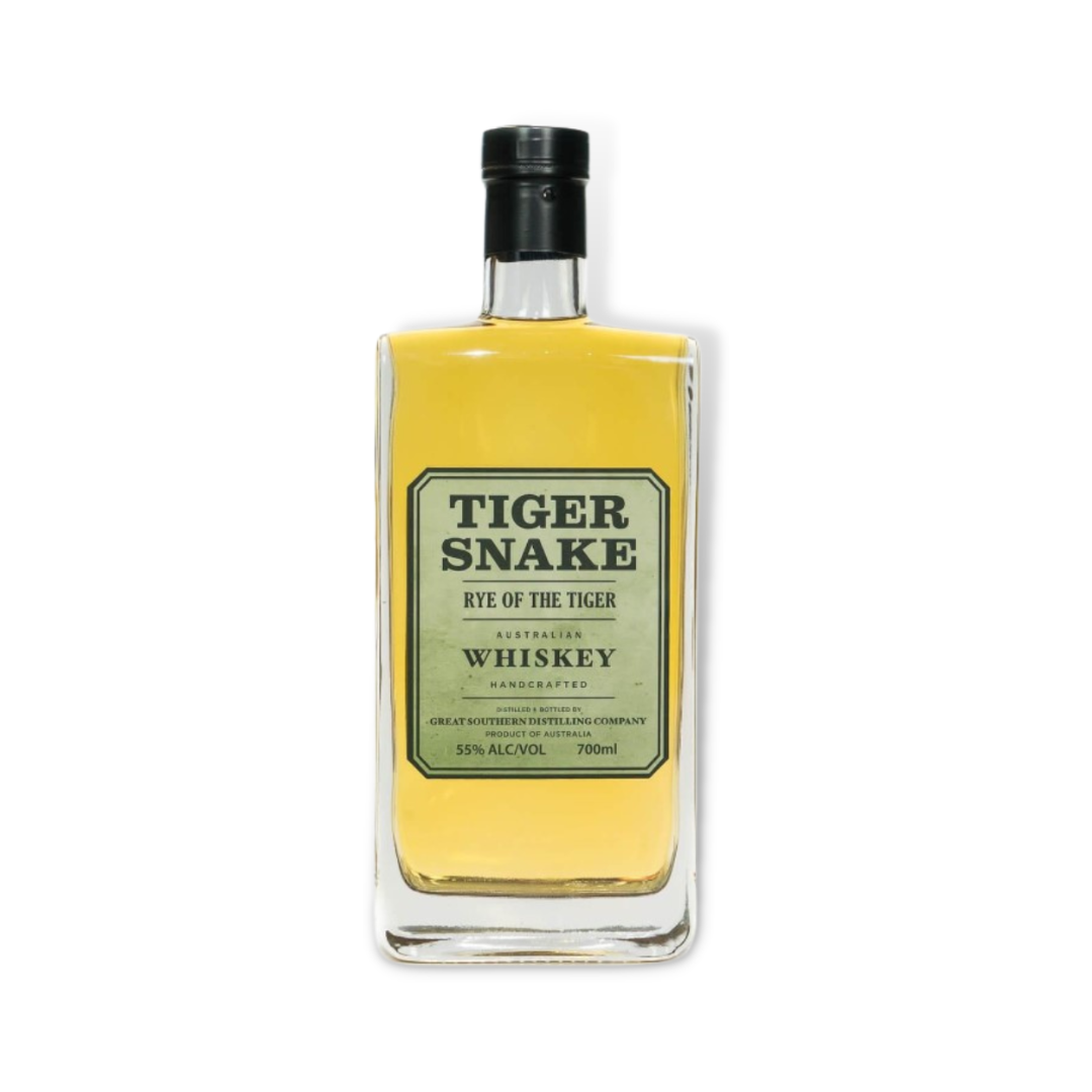 Australian Whisky - Tiger Snake Rye of The Tiger Australian Whiskey 700ml (ABV 55%)