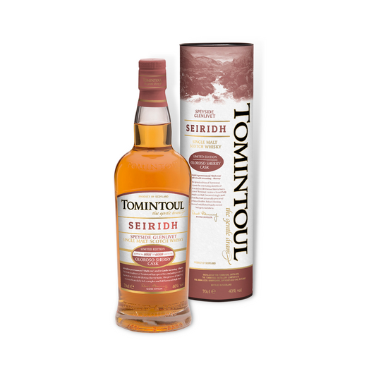 Scotch Whisky - Tomintoul Seiridh Oloroso Sherry Cask Single Malt Scotch Whisky 700ml (ABV 40%)