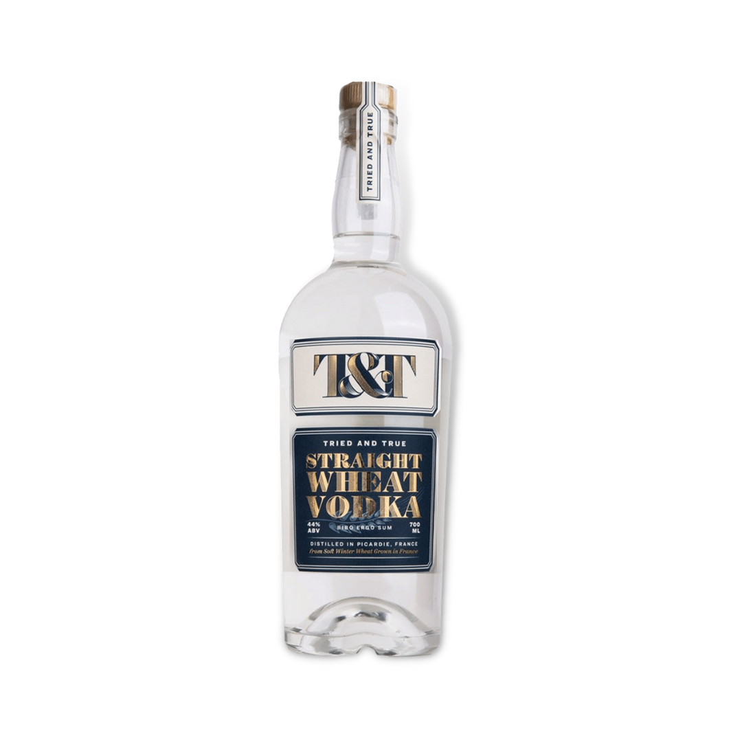 French Vodka - Tried & True Straight Wheat Vodka 700ml (ABV 44%)