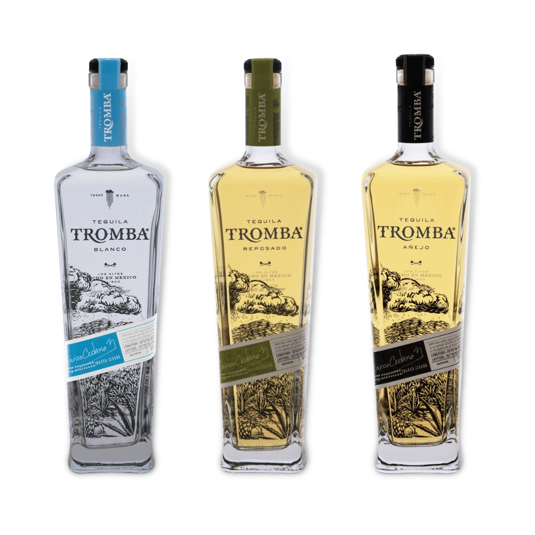 Tromba Anejo Tequila 750ml 200ml ABV 40 Luca Collections tromba-anejo-tequila-750ml-200ml-abv-40-luca-collections