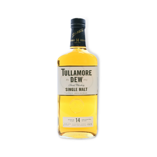 Irish Whiskey - Tullamore D.E.W 14 Year Old Irish Single Malt Whiskey 700ml (ABV 41.3%)