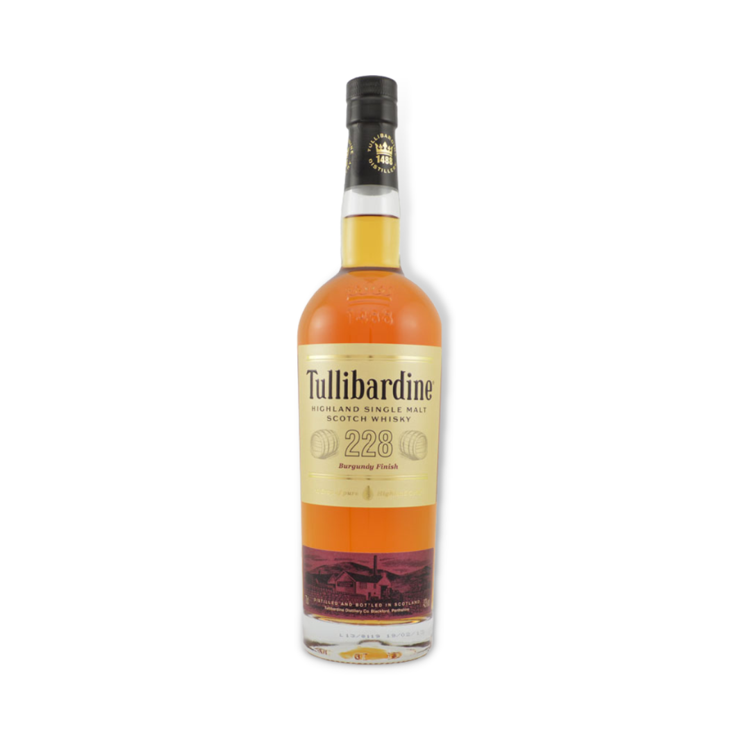 Tullibardine 228 Burgundy Cask Finish Single Malt Scotch Whisky 700ml (ABV 43%)