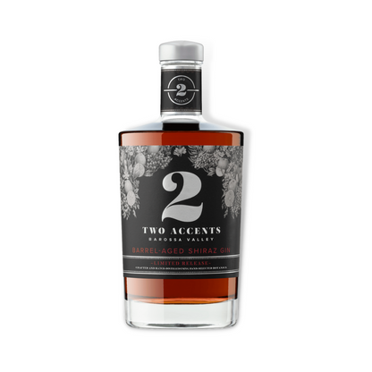 Australian Gin - Two Accents Barrel Aged Shiraz Gin 700ml (ABV 41%)