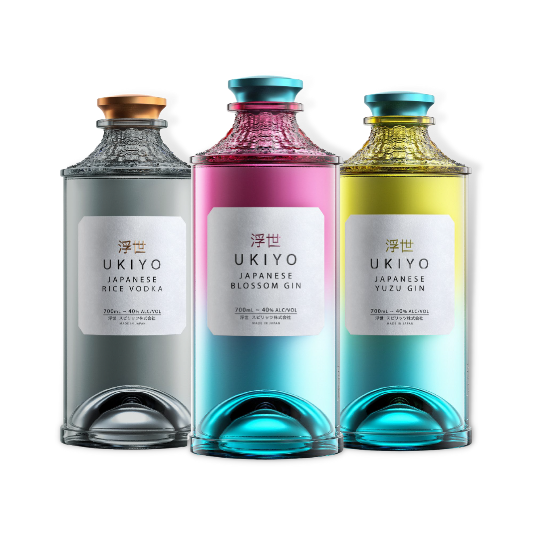 Japanese Vodka - Ukiyo Japanese Rice Vodka 700ml (ABV 40%)