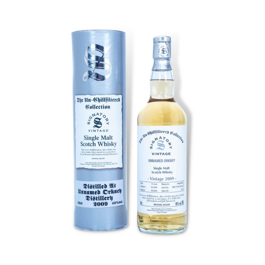 Scotch Whisky - Unnamed Orkney 2009 13 Year Old UCF Single Malt Scotch Whisky 700ml (Signatory Vintage) (ABV 46%)