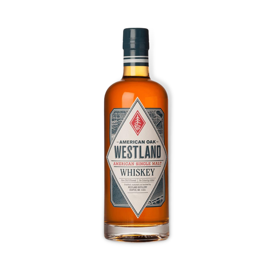 American Whiskey - Westland American Oak American Single Malt Whiskey 700ml (ABV 46%)