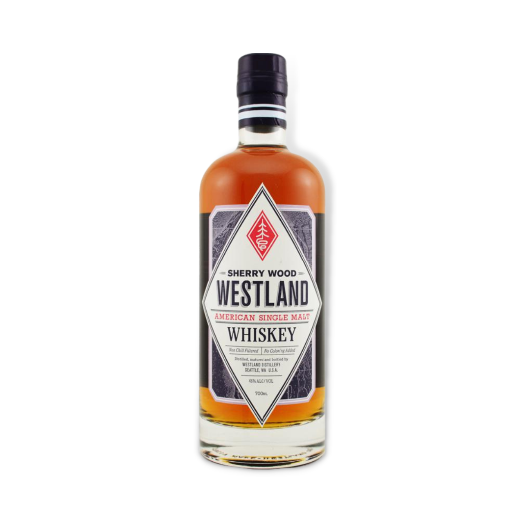 American Whiskey - Westland Sherry Wood American Single Malt Whiskey 700ml (ABV 46%)