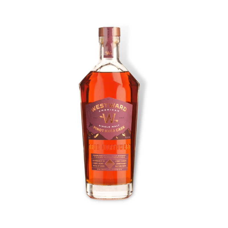 American Whiskey - Westward Pinot Cask American Single Malt Whiskey 700ml (ABV 45%)