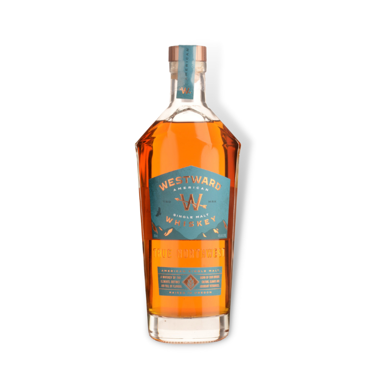 American Whiskey - Westward American Single Malt Whiskey 700ml (ABV 45%)