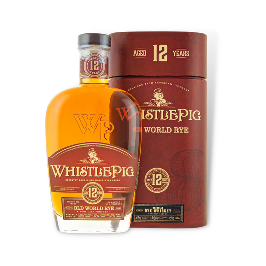 American Whiskey - Whistlepig 12 Year Old Old World Rye Whiskey 750ml / 700ml (ABV 43%)