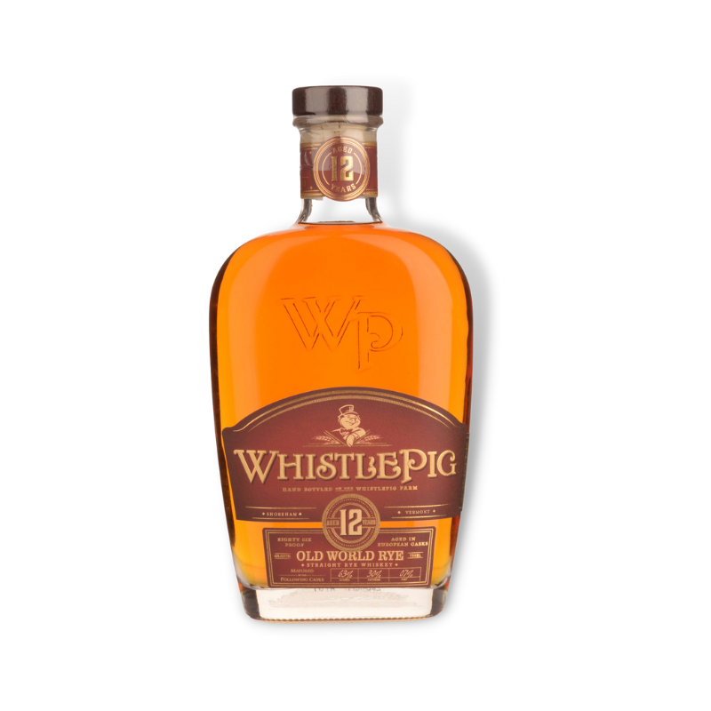 American Whiskey - Whistlepig 12 Year Old Old World Rye Whiskey 750ml / 700ml (ABV 43%)