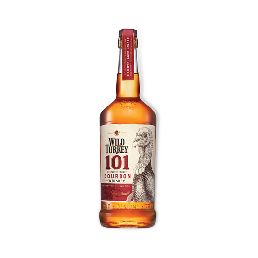 American Whiskey - Wild Turkey 101 Kentucky Straight Bourbon Whiskey 1ltr / 700ml (ABV 50.5%)